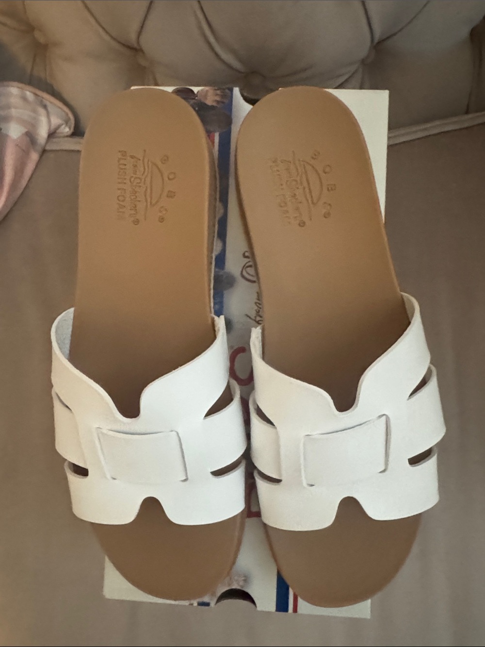 BOBS from Skechers White Vegan Sandals